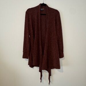 KAVU Open Front Drape Cardigan Sweater One Size Made in Canada Longline Boho